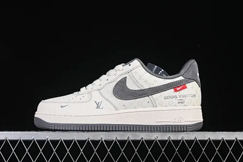 All categories Nk Air Force 1 Air Force series Nk Air Force 1 Low Air Force low-top Nike Air Force 1'07 Low LV co-branded printed beige gray Air Force 1 low-top casual sneakers MZ9588-816